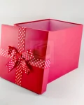 polka dot ribbon gift box