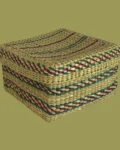 Rush and Reed Storage Box, eco-friendly, versatile for home organization, ideal for kitchen storage or decorative use