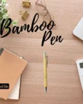 Natural bamboo pen – eco-friendly, handmade, and smooth writing
