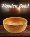 Handcrafted 7-inch mahogany wood bowl