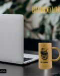 Handmade natural bamboo mug - 250ml eco-friendly cup for cold drinks and water