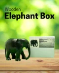 Eco-friendly boxboard box for wooden elephant