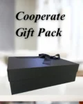 Ecofriendly corporate gift pack with bamboo bottle, mug, wooden notebook, elephant phone stand, and clay flower pot
