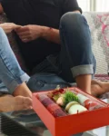 Romantic Gift Box with Bath & Body Works mists, floral pot, and candle – perfect gift for couples