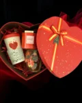 Valentine’s Heart Gift Box with Candle, Mug, Potpourri, and Tealight Holder