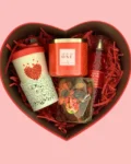 Valentine’s Heart Gift Box with Candle, Mug, Potpourri, and Tealight Holder