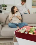 Romantic Gift Box for Couples with Fragrance Mists, Candle, and Decorative Items