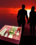 Romantic Gift Box for Couples with Fragrance Mists, Candle, and Decorative Items