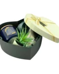 Sweater Weather Heart Gift Box with Candle, Travel Mug, Alarm Clock, and Plant