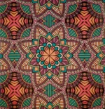 striking paisley-patterned craft paper