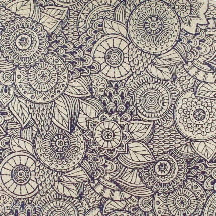 Purple line art design paper for gift wrapping