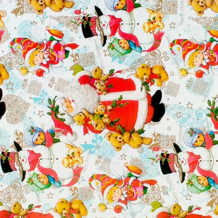 Santa design gloss paper for Christmas Gifts - Image 1