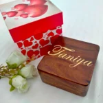 Mahogany Jewelry Box with Epoxy Filled Name - Image 7