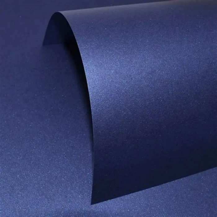 Metallic Charcoal Blue Paper - Image 1
