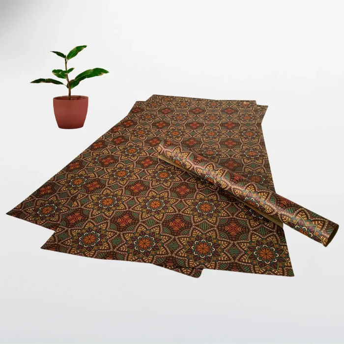 striking paisley-patterned craft paper - Image 2