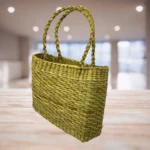Natural Rush And Reed Woven Bag - Small - Image 3