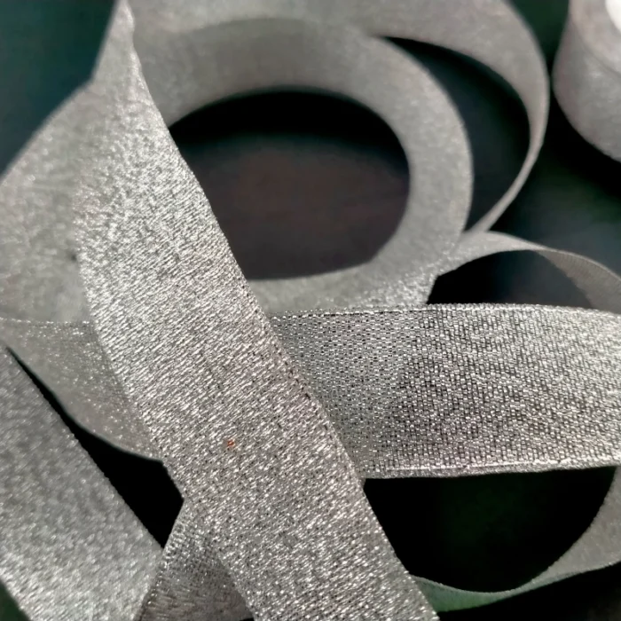 Luxurious Silver Satin Ribbon – Perfect for Elegant Creations - Image 1