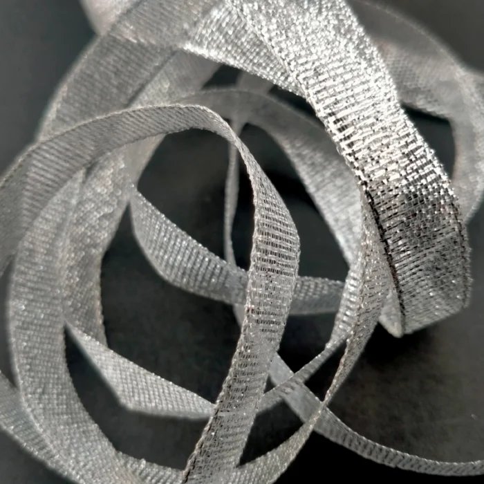 Delicate Silver Sheer Ribbon - Image 1
