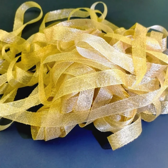 Delicate Gold Sheer Ribbon - Image 1