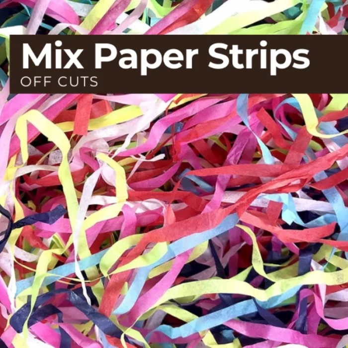 Mixed Color Shredded Paper Filler - Image 1