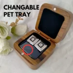 Teak Wood Earring Box with Magnet Lock - Image 8