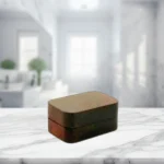 Mahogany Earring Box with Velvet Inlay - Image 2