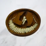 Teak Wood Jewelry Box with Woman Face Design - Image 6