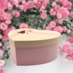 Pink Heart-Shaped Gift Box
