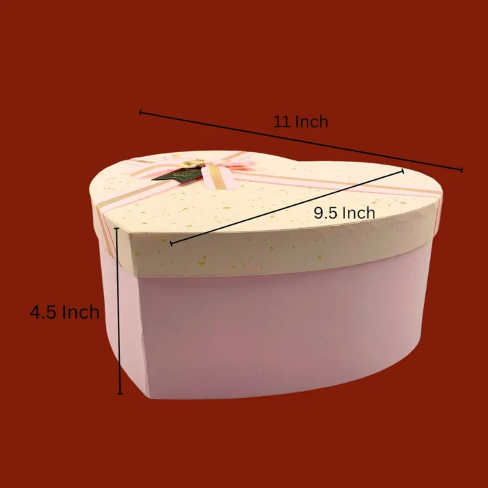Pink Heart-Shaped Gift Box - Image 7