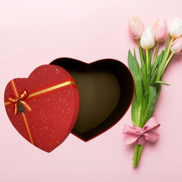 Red Heart Shaped Gift Box – Romantic, Reusable & Perfect for Gifting Love - Image 4