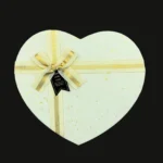 Heart-Shaped Black & White Gift Box - Image 2