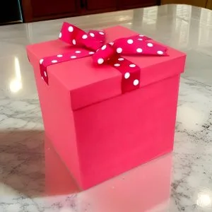 Red colour gift box for premium gift presentation