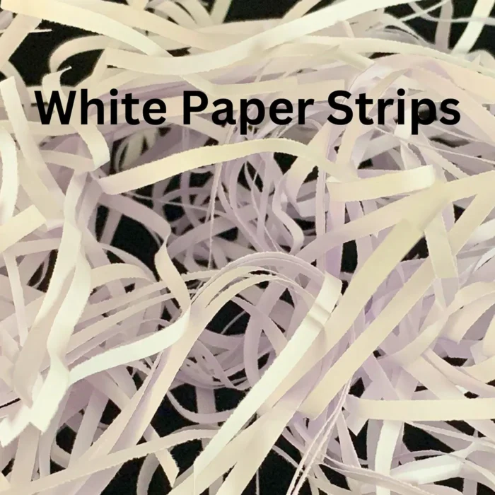 White shredded paper filler - Image 1