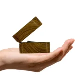 Teak Wood Earring Box with Magnet Lock - Image 5