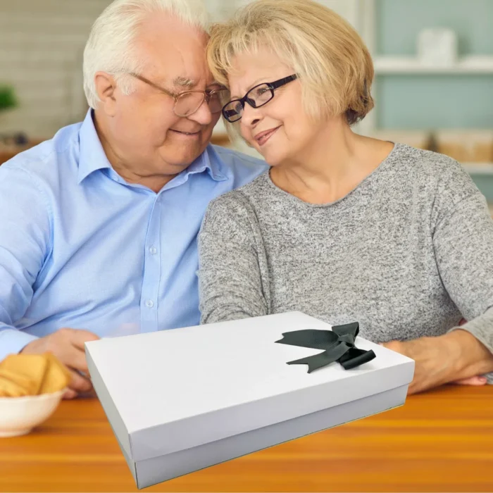 Shirt Gift Box - Boxboard with Red Ribbon - Image 3