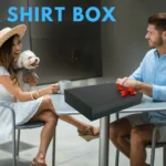 Black Colour Gift Box with Red Ribbon for Exclusive Shirts - Image 3