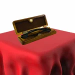Teak Wood Eyeglasses Case with Velvet Inlay - Image 3