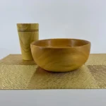 Elegant 7-Inch Mahogany Wood Bowl - Image 4