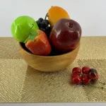 Elegant 7-Inch Mahogany Wood Bowl - Image 3