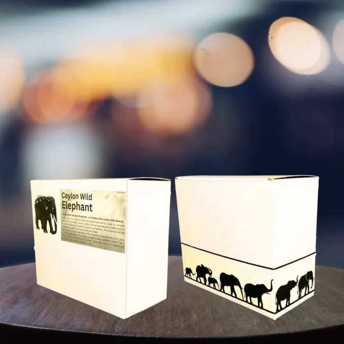 Eco-Friendly Boxboard Box for Wooden Elephant - Image 4