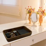 Teak Wood Tray Organizer - Image 3