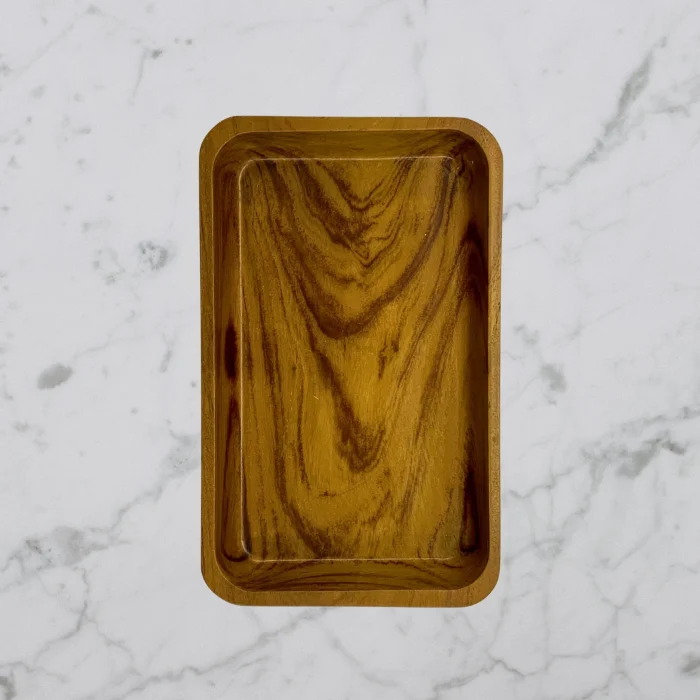 Teak Wood Tray Organizer - Image 4