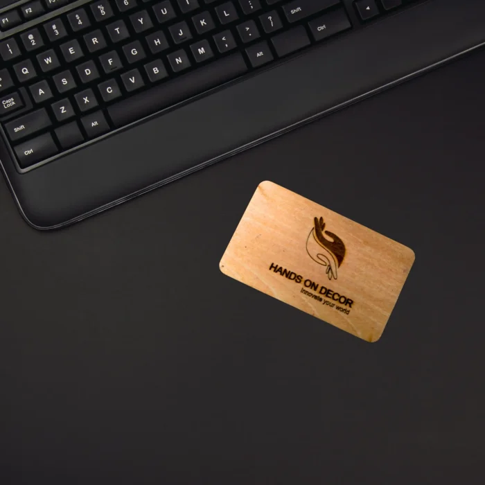 Wooden Name Card (without laser engraving) - Image 3