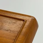 Mini Teak Color Mahogany Wood Organizer Tray - Image 5