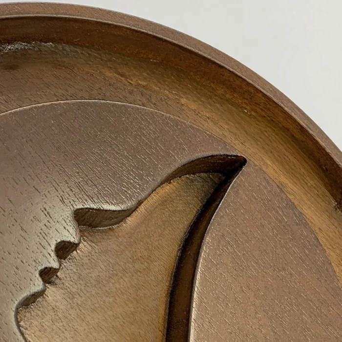 Elegant Mahogany Necklace Tray with Walnut Finish - Image 4