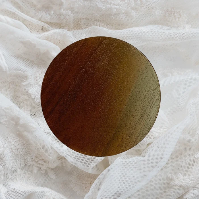 Elegant Mahogany Necklace Tray with Walnut Finish - Image 3