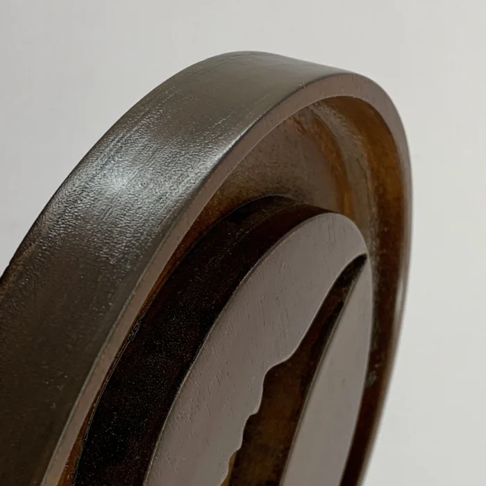 Elegant Mahogany Necklace Tray with Walnut Finish - Image 5
