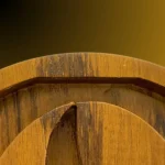 Teak Wood Jewelry Box with Woman Face Design - Image 9