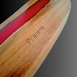 Teak Wood Eyeglasses Case with Epoxy Resin Stripe - Image 4