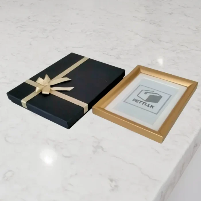 Elegant Black Photo Frame Gift Box – Perfect for Special Occasions - Image 3